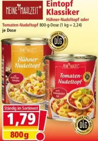 Norma MEINE MAHLZEIT Eintopf Klassiker 800 g Dose Angebot