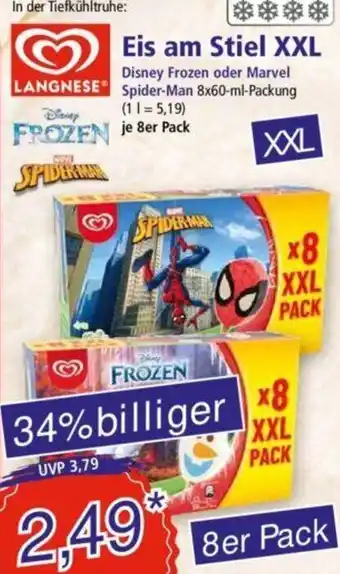 Norma Langnese Eis am Stiel XXL 8x60-ml-Packung Angebot