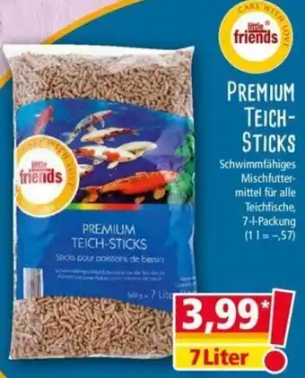 Norma little friends PREMIUM TEICH STICKS 7 Liter Angebot