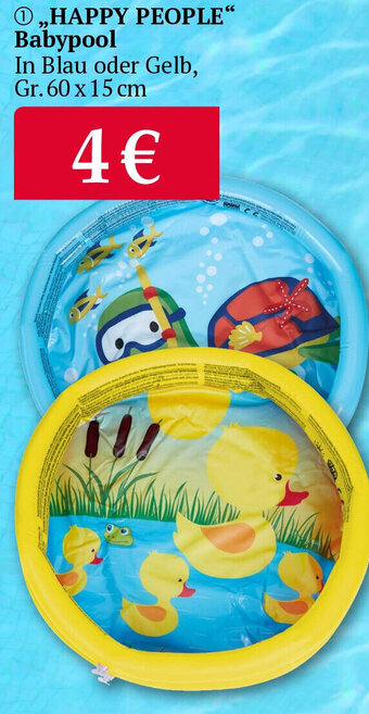 Woolworth ,,HAPPY PEOPLE" Babypool Angebot