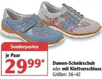 Globus Damen Schnürschuh oder mit Klettverschluss Angebot