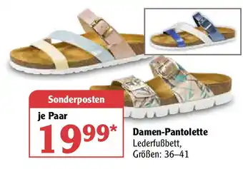 Globus Damen Pantolette Angebot