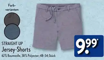 Aldi Nord STRAIGHT UP Jersey-Shorts Angebot