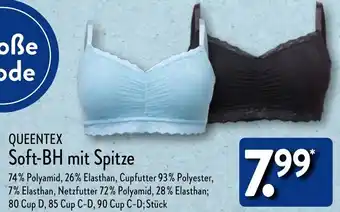 Aldi Nord QUEENTEX Soft-BH mit Spitze Angebot