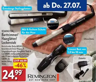 Aldi Nord REMINGTON Barttrimmer/ Haarglätter/ Lockenstab Angebot