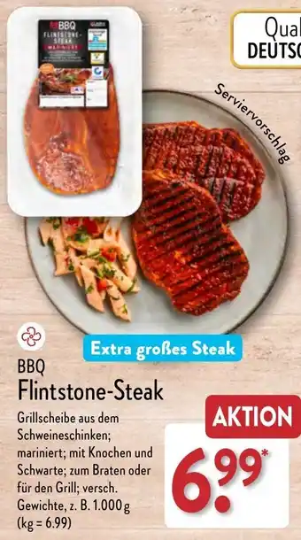 Aldi Nord BBQ Flintstone-Steak Angebot