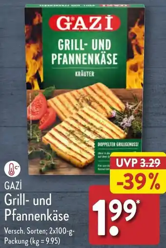 Aldi Nord GAZI Grill- und Pfannenkäse 2x100-g-Packung Angebot