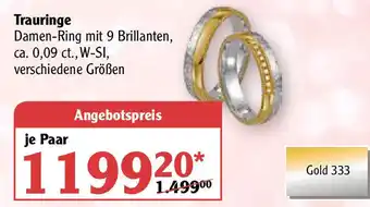 Globus Trauringe Angebot