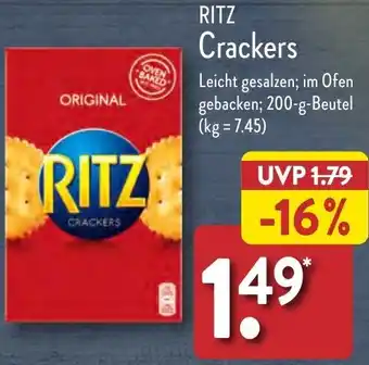 Aldi Nord RITZ Crackers 200 g Beutel Angebot