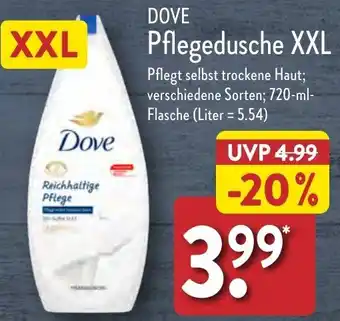 Aldi Nord DOVE Pflegedusche XXL 720 ml Flasche Angebot