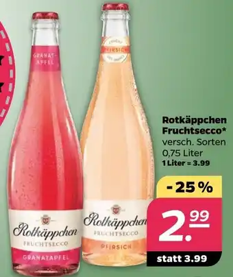 NETTO Rotkäppchen Fruchtsecco 0,75 Liter Angebot