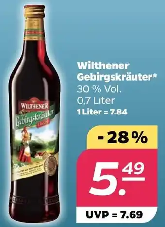 NETTO Wilthener Gebirgskräuter 0,7 Liter Angebot