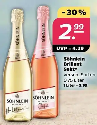 NETTO Söhnlein Brillant Sekt 0,75 Liter Angebot