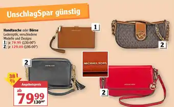 Globus Handtasche oder Börse Angebot