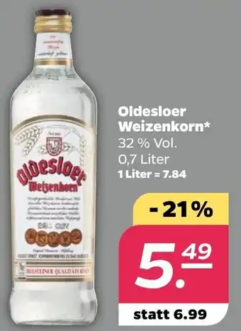 NETTO Oldesloer Weizenkorn 0,7 Liter Angebot