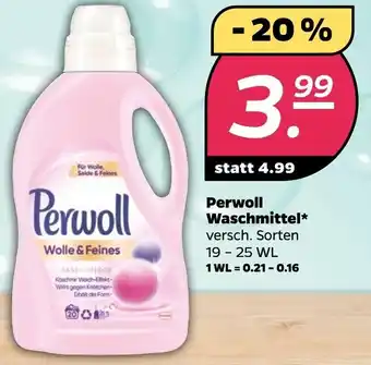 NETTO Perwoll Waschmittel 19-25 WL Angebot