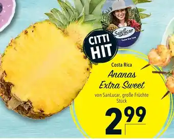 CITTI Markt Ananas Extra Sweet Angebot