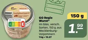 NETTO GO Regio Wurst 150 g Angebot