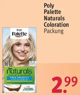 Rossmann Poly Palette Naturals Coloration Angebot
