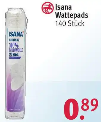 Rossmann Isana Wattepads 140 Stück Angebot