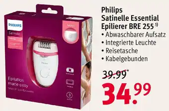 Rossmann Philips Satinelle Essential Epilierer BRE 255 Angebot