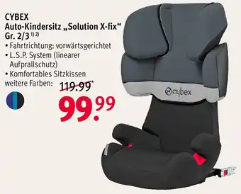 Rossmann CYBEX Auto-Kindersitz ,,Solution X-fix" Gr. 2/3 Angebot