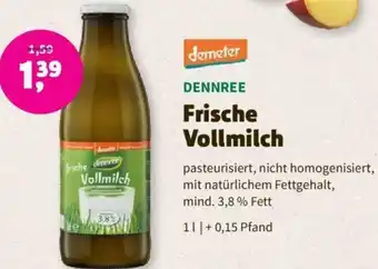 Denns BioMarkt demeter DENNREE Frische Vollmilch Angebot