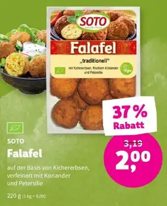 Denns BioMarkt SOTO Falafel 220 g Angebot