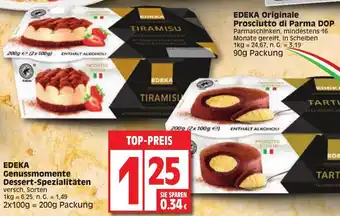 Edeka EDEKA Genussmomente Dessert-Spezialitäten 200 g Packung Angebot