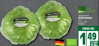 Edeka EDEKA BIO Deutschland Eisbergsalat Angebot