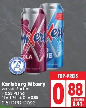 Edeka Karlsberg Mixery 0,5 L DPG-Dose Angebot