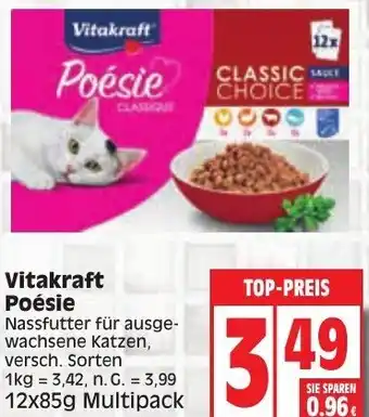 Edeka Vitakraft Poésie 12x85 g Multipack Angebot