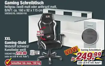 Poco Gaming Schreibtischca. 160 x 92 x 115 cm Angebot