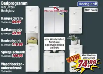 Poco Badprogramm Waschbecken-unterschrank Angebot