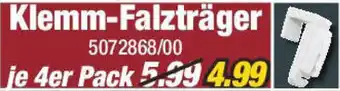 Poco Klemm-Falzträger 4er Pack Angebot