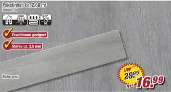 Poco Click-Vinylboden Paketinhalt ca. 2,66 m² Angebot