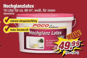 Poco Hochglanzlatex 10 Liter Angebot