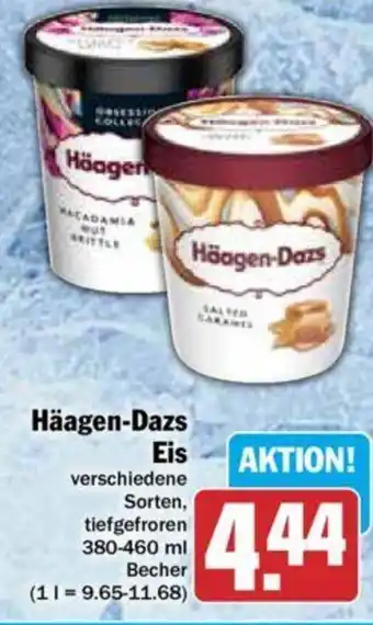 Hit Häagen-Dazs Eis 380-460 ml Becher Angebot