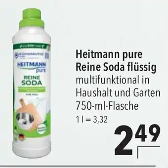 CITTI Markt Heitmann pure Reine Soda flüssig multifunktional in Haushalt und Garten 750-ml Angebot