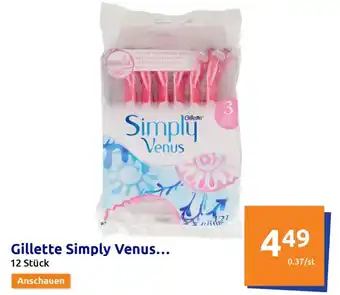 Action Gillette Simply Venus... 12 Stück Angebot