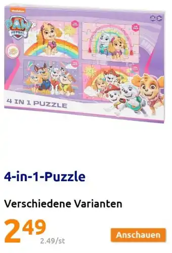 Action 4-in-1-Puzzle Angebot