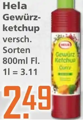 Klaas und Kock Hela Gewürzketchup 800 ml Fl. Angebot