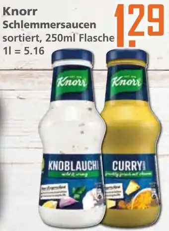 Klaas und Kock Knorr Schlemmersaucen 250ml Flasche Angebot