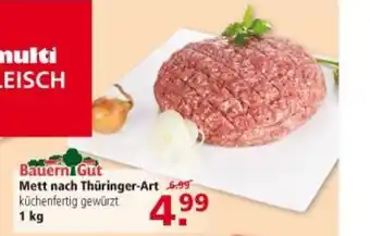 Multi Markt Bauern Gut Mett nach Thüringer Art 1kg Angebot