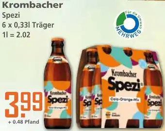 Klaas und Kock Krombacher Spezi 6 x 0,33 L Träger Angebot