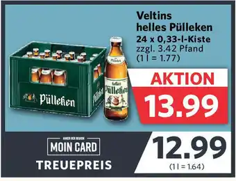 Combi Veltins helles Pülleken 24 x 0,33-L-Kiste Angebot