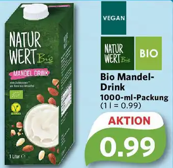 Combi Natur Wert Bio Mandel Drink 1000-ml-Packung Angebot