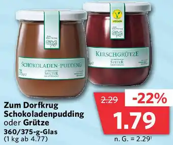 Combi Zum Dorfkrug Schokoladenpudding oder Grütze 360/375-g-Glas Angebot