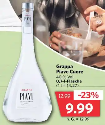 Combi Grappa Piave Cuore 0,7 L Flasche Angebot