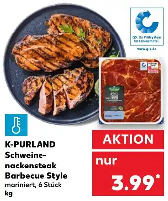 Kaufland K-purland Schweinenackensteak Barbecue Style Angebot